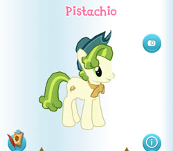 Size: 456x398 | Tagged: safe, imported from derpibooru, screencap, pistachio, pony, gameloft, my little pony: magic princess