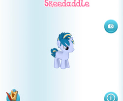 Size: 447x368 | Tagged: safe, imported from derpibooru, screencap, skeedaddle, pony, gameloft, my little pony: magic princess