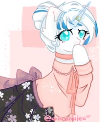 Size: 951x1068 | Tagged: safe, artist:iamsmileo, imported from derpibooru, oc, oc only, pony, unicorn, solo