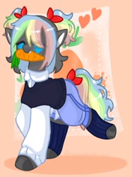 Size: 769x1026 | Tagged: safe, artist:iamsmileo, imported from derpibooru, oc, oc only, earth pony, pony, carrot, food, solo