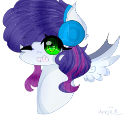 Size: 925x864 | Tagged: safe, artist:magicangelstarartist, imported from derpibooru, oc, oc only, pegasus, pony, female, grin, mare, one eye closed, simple background, smiling, solo, transparent background, wink