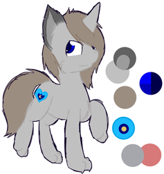 Size: 648x683 | Tagged: safe, artist:starstrucksocks, imported from derpibooru, oc, oc only, pony, wolf, cute, gray coat, horn, looking sideways, male, simple background, sketch, white background