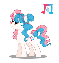 Size: 2369x2529 | Tagged: safe, artist:brooklynsentryyt, artist:mint-light, imported from derpibooru, oc, oc only, unicorn, base used, cutie mark, female, hair bun, hair over one eye, hair ribbon, horn, looking to the left, ribbon, simple background, solo, tail, tail bun, transparent background, unicorn oc