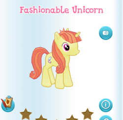 Size: 447x437 | Tagged: safe, imported from derpibooru, screencap, citrus blush, pony, gameloft, my little pony: magic princess
