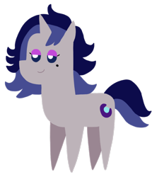 Size: 812x945 | Tagged: safe, artist:supahdonarudo, imported from derpibooru, oc, oc only, oc:moonlit silver, unicorn, beauty mark, makeup, simple background, transparent background