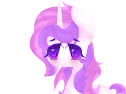 Size: 1024x768 | Tagged: safe, artist:magicangelstarartist, imported from derpibooru, oc, pony, unicorn, female, halfbody, heart, heart eyes, looking at you, mare, simple background, solo, transparent background, wingding eyes