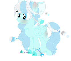 Size: 465x403 | Tagged: safe, artist:magicangelstarartist, imported from derpibooru, oc, oc only, pegasus, pony, adoptable, clothes, female, mare, multicolored hair, simple background, solo