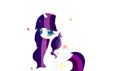 Size: 1024x582 | Tagged: safe, artist:magicangelstarartist, imported from derpibooru, oc, oc only, oc:twily star, alicorn, pony, birthday gift art, female, gift art, mare, side view, solo, watermark