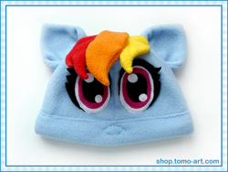 Size: 1000x750 | Tagged: safe, artist:facja, imported from derpibooru, rainbow dash, craft, hat