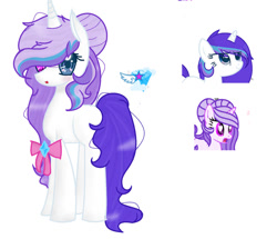 Size: 964x829 | Tagged: safe, artist:magicangelstarartist, imported from derpibooru, oc, oc only, oc:angel star, oc:windy cloud, pony, unicorn, bow, female, fusion, mare, simple background, trio