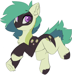 Size: 1804x1881 | Tagged: safe, artist:beardie, imported from derpibooru, oc, oc only, unnamed oc, pony, raised hoof, simple background, smiling, solo, transparent background