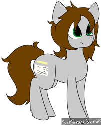 Size: 803x995 | Tagged: safe, artist:starstrucksocks, imported from derpibooru, oc, oc only, oc:sweet cheeks, earth pony, pony, cute, gray coat, green eyes, signature, simple background, transparent background