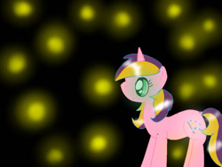 Size: 1024x768 | Tagged: safe, artist:magicangelstarartist, imported from derpibooru, oc, oc only, oc:painter star, pony, unicorn, female, looking offscreen, mare, side view, simple background, solo