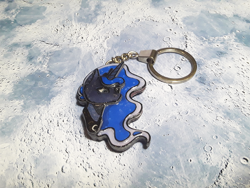 Size: 1280x960 | Tagged: safe, artist:made_by_franch, imported from derpibooru, princess luna, halloween, handmade, head, holiday, keychain, moon, solo