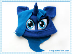 Size: 1000x750 | Tagged: safe, artist:facja, imported from derpibooru, princess luna, pony, craft, hat