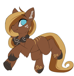 Size: 2010x2075 | Tagged: safe, artist:beardie, imported from derpibooru, oc, oc only, unnamed oc, earth pony, pony, jewelry, necklace, raised hoof, simple background, smiling, solo, transparent background