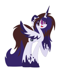 Size: 1808x2200 | Tagged: safe, artist:scridley-arts, imported from derpibooru, oc, oc only, oc:space crusher, alicorn, pony, alicorn oc, horn, simple background, solo, transparent background, wings