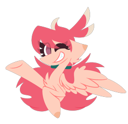 Size: 1296x1256 | Tagged: safe, artist:scridley-arts, imported from derpibooru, oc, oc only, oc:scridley, pegasus, pony, chest fluff, female, one eye closed, pegasus oc, simple background, solo, transparent background, wink