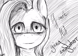 Size: 2100x1500 | Tagged: safe, artist:minckies, imported from derpibooru, pegasus, pony, bust, creepy, female, grayscale, lineart, mare, monochrome, solo