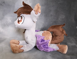 Size: 1280x983 | Tagged: safe, artist:starfulstitches, imported from derpibooru, oc, bat pony, pony, lying down, photo, plushie, prone, solo