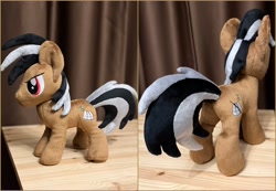 Size: 5120x3544 | Tagged: safe, artist:egalgay, imported from derpibooru, oc, earth pony, pony, male, photo, plushie, solo, stallion