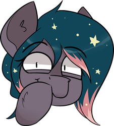 Size: 1640x1813 | Tagged: safe, artist:difis, imported from derpibooru, oc, oc only, oc:star universe, pegasus, cute, emote, ethereal mane, female, giggling, hoof over mouth, mare, pegasus oc, solo, starry mane