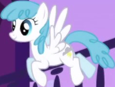 Size: 236x178 | Tagged: safe, imported from derpibooru, screencap, lightning bolt, white lightning, pegasus, pony, friendship is magic, background character, background pony, cropped, female, flying, mare, solo, spread wings, wings