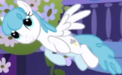 Size: 264x164 | Tagged: safe, imported from derpibooru, screencap, lightning bolt, white lightning, pegasus, pony, friendship is magic, background character, background pony, cropped, female, flying, mare, solo, spread wings, wings
