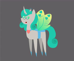 Size: 5116x4197 | Tagged: safe, artist:cabinet chief assistant k, imported from derpibooru, queen chrysalis, changeling, changeling queen, pony, absurd resolution, duchess chrysalis, female, glasses, good queen chrysalis, grin, jewelry, mare, mirror universe, pointy ponies, regalia, reversalis, simple background, smiling, solo, vector