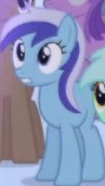 Size: 97x171 | Tagged: safe, imported from derpibooru, screencap, minuette, pony, unicorn, friendship is magic, animation error, background character, background pony, cropped, female, mare, missing horn, solo focus