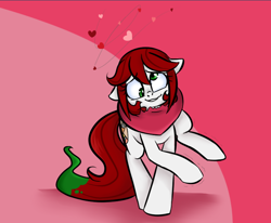 Size: 724x597 | Tagged: safe, artist:palette-swap, imported from derpibooru, oc, oc:palette swap, pony, dizzy, heart, red hair, solo