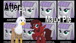 Size: 1280x720 | Tagged: safe, artist:mlp-silver-quill, imported from derpibooru, maud pie, oc, oc:ink rose, oc:silver quill, after the fact, after the fact:maud pie, cute, multeity, ocbetes, title card