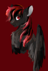 Size: 1024x1516 | Tagged: safe, artist:wolvierland, imported from derpibooru, oc, pegasus, pegasus oc, simple background, wings