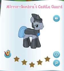 Size: 466x516 | Tagged: safe, imported from derpibooru, screencap, pony, gameloft, royal guard