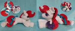 Size: 16782x6936 | Tagged: safe, artist:starfulstitches, imported from derpibooru, moondancer (g1), pony, unicorn, female, lying down, mare, photo, plushie, prone, solo