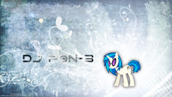 Size: 1920x1080 | Tagged: safe, artist:lugiadriel14, artist:sooyou, edit, imported from derpibooru, dj pon-3, vinyl scratch, pony, unicorn, abstract background, circle, female, grunge, mare, music notes, name, sheet music, solo, stars, wallpaper, wallpaper edit, watermark