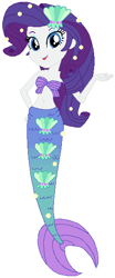 Size: 236x567 | Tagged: safe, artist:ocean lover, artist:selenaede, imported from derpibooru, rarity, human, mermaid, equestria girls, scare master, season 5, bare shoulders, base, base used, belly button, bra, clothes, costume, dress, fins, fish tail, hair ornament, mermaid lovers, mermaid tail, mermaidized, mermarity, mermay, midriff, nightmare night costume, purple hair, rarity's mermaid dress, seashell, seashell bra, simple background, species swap, tail, tail fin, white background