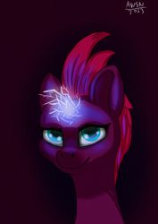 Size: 2480x3508 | Tagged: safe, artist:allenwhyhost, artist:seekernight, imported from derpibooru, tempest shadow, pony, unicorn, solo