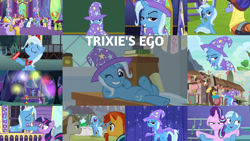 Size: 1978x1113 | Tagged: safe, edit, edited screencap, editor:quoterific, imported from derpibooru, screencap, amber waves, apple bloom, coco crusoe, discord, double diamond, hoo'far, lemon hearts, lyra heartstrings, mudbriar, night glider, orion, pristine, rainbow dash, scootaloo, shooting star (character), starlight glimmer, sugar belle, sunburst, thorax, trixie, twilight sparkle, changedling, changeling, a horse shoe-in, a matter of principals, all bottled up, boast busters, celestial advice, magic duel, no second prances, road to friendship, student counsel, to change a changeling, to where and back again, uncommon bond, alicorn amulet, ego, king thorax, narcissism, selfish