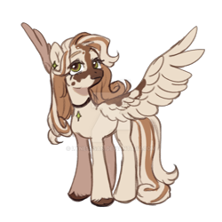 Size: 1280x1280 | Tagged: safe, artist:lynesssan, imported from derpibooru, oc, oc only, pegasus, pony, female, mare, simple background, solo, transparent background