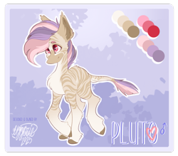 Size: 1963x1717 | Tagged: safe, artist:ezzerie, imported from derpibooru, oc, oc only, oc:pluto, zebra, male, reference sheet, shy, solo, stallion