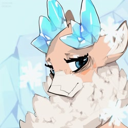 Size: 2048x2048 | Tagged: safe, artist:stercore_murum, imported from derpibooru, deer, reindeer, them's fightin' herds, community related, female, solo, velvet (tfh)
