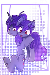 Size: 690x1024 | Tagged: safe, artist:diniarvegafinahar, imported from derpibooru, pony, unicorn, alphabet lore, conjoined, conjoined twins, crossover, duality, female, mare, multiple heads, open mouth, ponified, raised hoof, self paradox, self ponidox, siblings, sisters, species swap, two heads, unamused, w