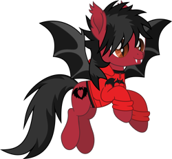 Size: 1380x1273 | Tagged: safe, artist:lightningbolt, derpibooru exclusive, imported from derpibooru, bat pony, pony, .svg available, bat wings, clandestine industries, clothes, ear fluff, emo, fall out boy, fangs, flying, hair over one eye, hood, hoodie, male, pete wentz, ponified, shirt, show accurate, simple background, slit pupils, solo, spread wings, stallion, svg, transparent background, undershirt, vector, wings