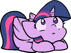 Size: 305x228 | Tagged: safe, artist:zutcha, imported from derpibooru, twilight sparkle, alicorn, pony, cute, lying down, ponyloaf, prone, simple background, solo, transparent background, twiabetes, twilight sparkle (alicorn)
