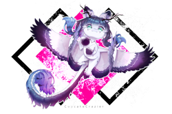 Size: 3000x2000 | Tagged: safe, artist:prettyshinegp, imported from derpibooru, oc, oc only, pegasus, pony, braid, female, leonine tail, mare, pegasus oc, rearing, simple background, smiling, solo, spread wings, tail, transparent background, wings