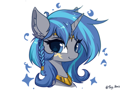 Size: 2732x2048 | Tagged: safe, artist:tinybenz, imported from derpibooru, oc, oc only, oc:cork, pony, unicorn, cute, egyptian, female, long mane, mare, simple background, solo, white background