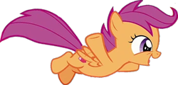 Size: 720x347 | Tagged: safe, edit, edited screencap, imported from derpibooru, screencap, scootaloo, pegasus, pony, the last crusade, background removed, female, filly, flying, scootaloo can fly, scootaloo's cutie mark, simple background, solo, the cmc's cutie marks, transparent background