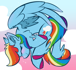 Size: 1300x1200 | Tagged: safe, artist:starcasteclipse, imported from derpibooru, rainbow dash, pegasus, pony, eyes closed, female, mare, solo