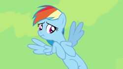 Size: 1280x720 | Tagged: safe, imported from derpibooru, screencap, rainbow dash, pony, daring don't, solo